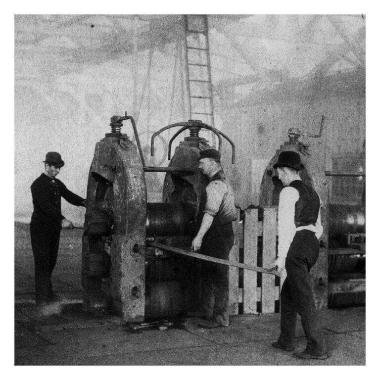 Carpenter Steel Company Rolling Mills in the 1890s.